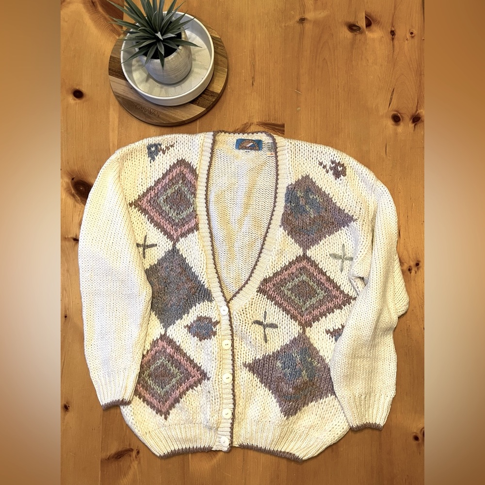 Vintage PCH button up sweater